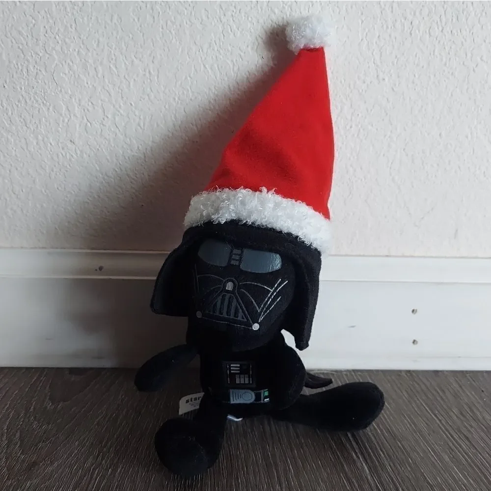 Star Wars 2012 Darth Vader Plush Toy w/ Christmas Santa Hat